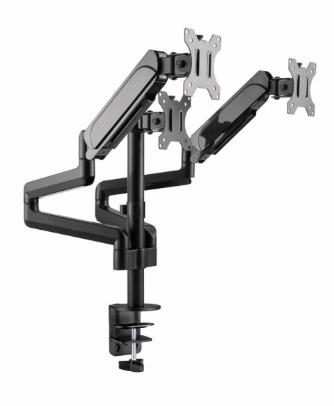 GEMBIRD BIURKOWE REGULOWANE RAMIĘ/UCHWYT NA 3 MONITORY 17-27, VESA 100X100MM, DO 7 KG GEMBIRD BIURKOWE REGULOWANE RAMIĘ/UCHWYT NA 3 MONITORY 17-27, VESA 100X100MM, DO 7 KG