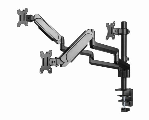GEMBIRD BIURKOWE REGULOWANE RAMIĘ/UCHWYT NA 3 MONITORY 17-27, VESA 100X100MM, DO 7 KG GEMBIRD BIURKOWE REGULOWANE RAMIĘ/UCHWYT NA 3 MONITORY 17-27, VESA 100X100MM, DO 7 KG