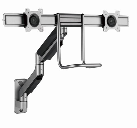 GEMBIRD ŚCIENNE REGULOWANE RAMIĘ/UCHWYT NA 2 MONITORY 17-32, VESA 100X100MM, DO 8 KG GEMBIRD ŚCIENNE REGULOWANE RAMIĘ/UCHWYT NA 2 MONITORY 17-32, VESA 100X100MM, DO 8 KG