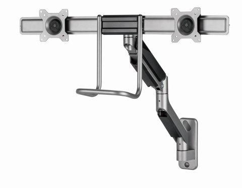 GEMBIRD ŚCIENNE REGULOWANE RAMIĘ/UCHWYT NA 2 MONITORY 17-32, VESA 100X100MM, DO 8 KG GEMBIRD ŚCIENNE REGULOWANE RAMIĘ/UCHWYT NA 2 MONITORY 17-32, VESA 100X100MM, DO 8 KG