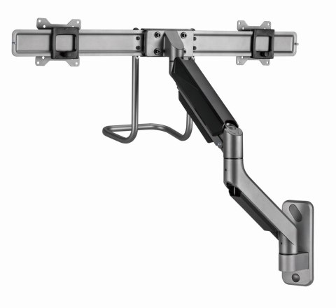 GEMBIRD ŚCIENNE REGULOWANE RAMIĘ/UCHWYT NA 2 MONITORY 17-32, VESA 100X100MM, DO 8 KG GEMBIRD ŚCIENNE REGULOWANE RAMIĘ/UCHWYT NA 2 MONITORY 17-32, VESA 100X100MM, DO 8 KG