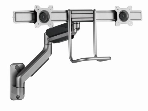 GEMBIRD ŚCIENNE REGULOWANE RAMIĘ/UCHWYT NA 2 MONITORY 17-32, VESA 100X100MM, DO 8 KG GEMBIRD ŚCIENNE REGULOWANE RAMIĘ/UCHWYT NA 2 MONITORY 17-32, VESA 100X100MM, DO 8 KG