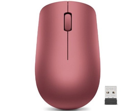 Lenovo | Mysz bezprzewodowa | 530 | Mysz bezprzewodowa | Bezprzewodowy | Łączność bezprzewodowa 2,4 GHz przez Nano USB | Wiśniow Lenovo | Mysz bezprzewodowa | 530 | Mysz bezprzewodowa | Bezprzewodowy | Łączność bezprzewodowa 2,4 GHz przez Nano USB | Wiśniow