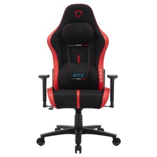 Onex AirSuede | Jednostajny | Fotele gamingowe | STC Alcantara L Series | Czarny/Czerwony
