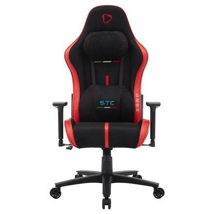 Onex AirSuede | Jednostajny | Fotele gamingowe | STC Alcantara L Series | Czarny/Czerwony Onex AirSuede | Jednostajny | Fotele gamingowe | STC Alcantara L Series | Czarny/Czerwony