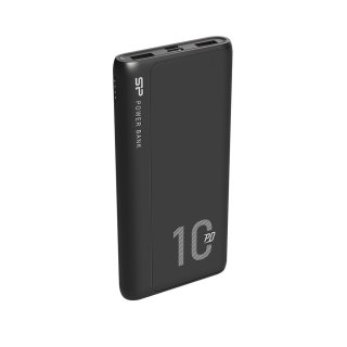 Powerbank SILICON POWER QP15 10000 mAh 2x USB QC 3.0 1x USB-C PD (SP10KMAPBKQP150K) Czarny
