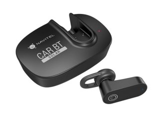 Wielofunkcyjny zestaw słuchawkowy Bluetooth | Samochód solarny BT | Zestaw głośnomówiący | Łączność Bluetooth | Czarny | Wskaźni