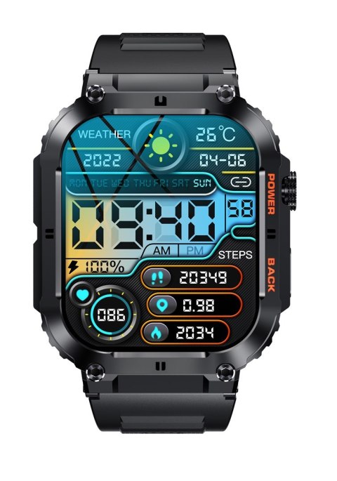 Denver SWC-191B smartwatch / zegarek sportowy 4,98 cm (1.96") IPS Cyfrowy 320 x 386 px Ekran dotykowy Czarny Denver SWC-191B smartwatch / zegarek sportowy 4,98 cm (1.96") IPS Cyfrowy 320 x 386 px Ekran dotykowy Czarny