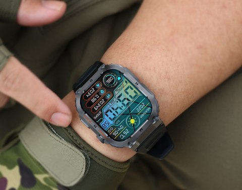 Denver SWC-191B smartwatch / zegarek sportowy 4,98 cm (1.96") IPS Cyfrowy 320 x 386 px Ekran dotykowy Czarny Denver SWC-191B smartwatch / zegarek sportowy 4,98 cm (1.96") IPS Cyfrowy 320 x 386 px Ekran dotykowy Czarny