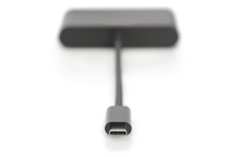 Digitus Wieloportowy adapter HDMI USB Type-C™, 3 porty Digitus Wieloportowy adapter HDMI USB Type-C™, 3 porty