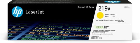 HP Oryginalny wkład z żółtym tonerem 219A LaserJet HP Oryginalny wkład z żółtym tonerem 219A LaserJet