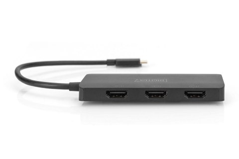 Hub/Koncentrator 3-portowy USB Typ C/3x HDMI 4K/60Hz HDR HDCP 2.2 MST Hub/Koncentrator 3-portowy USB Typ C/3x HDMI 4K/60Hz HDR HDCP 2.2 MST