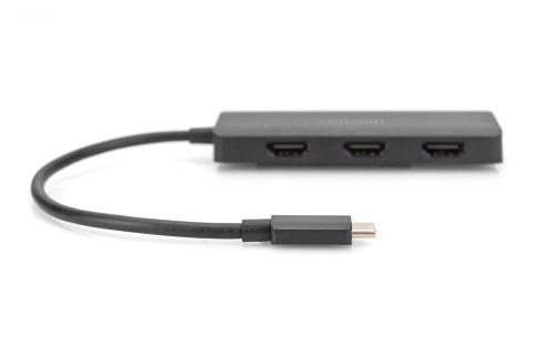 Hub/Koncentrator 3-portowy USB Typ C/3x HDMI 4K/60Hz HDR HDCP 2.2 MST Hub/Koncentrator 3-portowy USB Typ C/3x HDMI 4K/60Hz HDR HDCP 2.2 MST