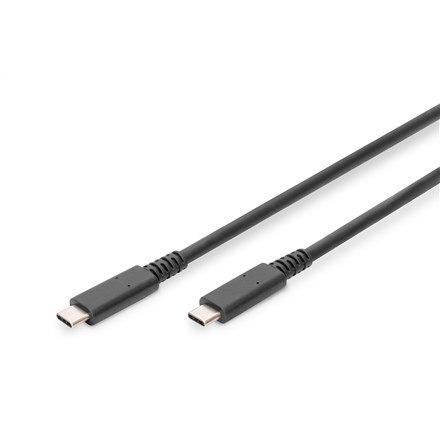 Kabel USB 4.0 40Gbps Typ USB C/USB C M/M PD 3.0 100W 8K 30Hz czarny 0,8m Kabel USB 4.0 40Gbps Typ USB C/USB C M/M PD 3.0 100W 8K 30Hz czarny 0,8m