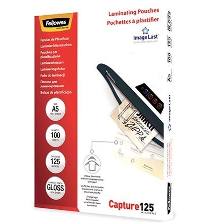 LAMINATOR POUCH IMAGELAST A3 125 100PCS 5307506 FELLOWES LAMINATOR POUCH IMAGELAST A3 125 100PCS 5307506 FELLOWES