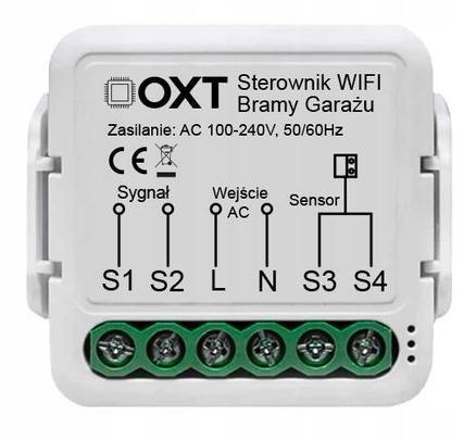 Moduł OXT do bramy garażu Wi-Fi Tuya (T210GL) bez sensora Moduł OXT do bramy garażu Wi-Fi Tuya (T210GL) bez sensora