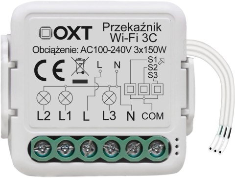Moduł OXT mini przekaźnik 4 obwody WiFi TUYA Moduł OXT mini przekaźnik 4 obwody WiFi TUYA