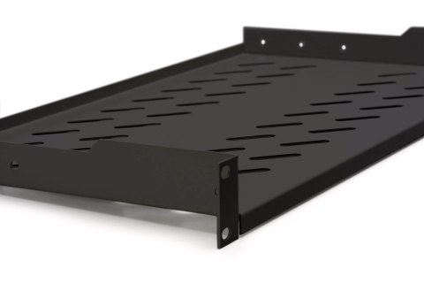 Półka 19" 1U do szaf DIGITUS, G/250, 15kg, czarny (RAL 9005) Półka 19" 1U do szaf DIGITUS, G/250, 15kg, czarny (RAL 9005)