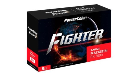 PowerColor RX 7600 8G-F AMD Radeon RX 7600 8 GB GDDR6 PowerColor RX 7600 8G-F AMD Radeon RX 7600 8 GB GDDR6
