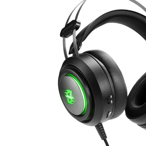 Sharkoon Skiller SGH30 Zestaw słuchawkowy Przewodowa Opaska na głowę Gaming Czarny