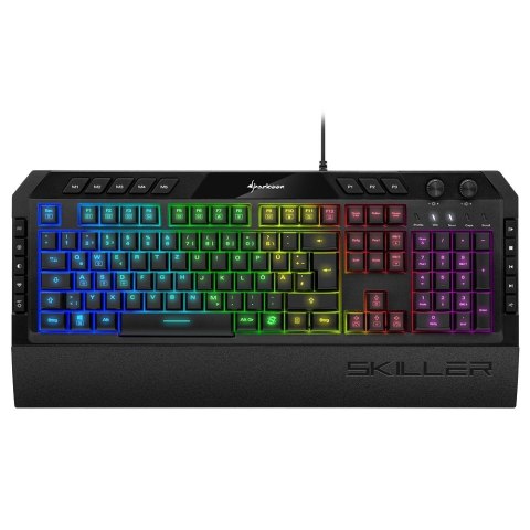 Sharkoon Skiller SGK5 klawiatura Gaming USB QWERTZ Niemiecki Czarny Sharkoon Skiller SGK5 klawiatura Gaming USB QWERTZ Niemiecki Czarny