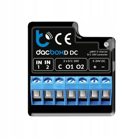 Sterownik naścienny Blebox dacBoxD DC Sterownik naścienny Blebox dacBoxD DC