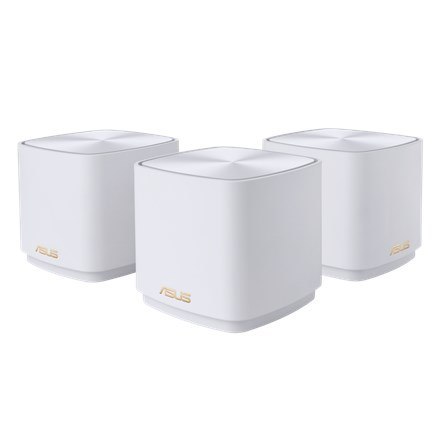 ASUS ZenWiFi XD4 Plus AX1800 3 Pack White Dual-band (2.4 GHz/5 GHz) Wi-Fi 6 (802.11ax) Biały 2 Wewnętrzne ASUS ZenWiFi XD4 Plus AX1800 3 Pack White Dual-band (2.4 GHz/5 GHz) Wi-Fi 6 (802.11ax) Biały 2 Wewnętrzne
