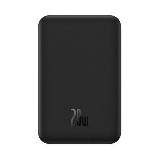 Baseus Magnetic Mini Powerbank Bezprzewodowe ładowanie 20000 mAh 20 W Czarny