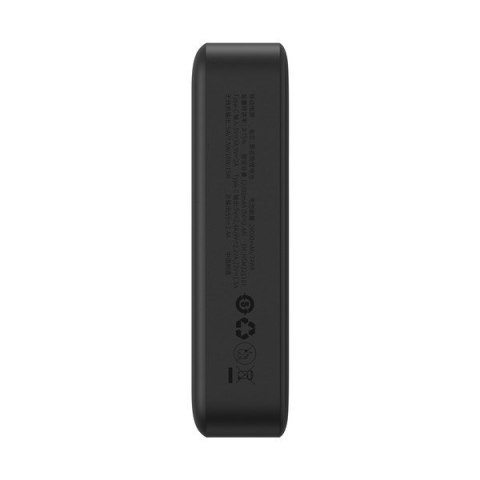 Baseus Magnetic Mini Powerbank Bezprzewodowe ładowanie 20000 mAh 20 W Czarny Baseus Magnetic Mini Powerbank Bezprzewodowe ładowanie 20000 mAh 20 W Czarny