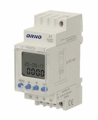 ORNO PROGRAMATOR ELEKTRONICZNY NA SZYNĘ DIN && ...