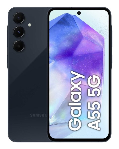 Samsung Galaxy A55 5G 16,8 cm (6.6") Hybrid Dual SIM Android 14 USB Type-C 8 GB 128 GB 5000 mAh Granatowy (marynarski)