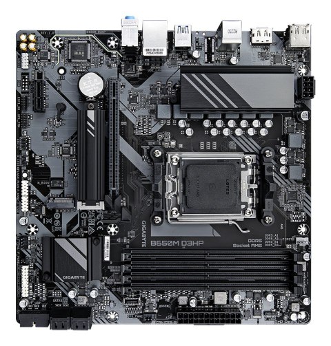GIGABYTE B650M D3HP płyta główna AMD B650 Gniazdo AM5 micro ATX GIGABYTE B650M D3HP płyta główna AMD B650 Gniazdo AM5 micro ATX