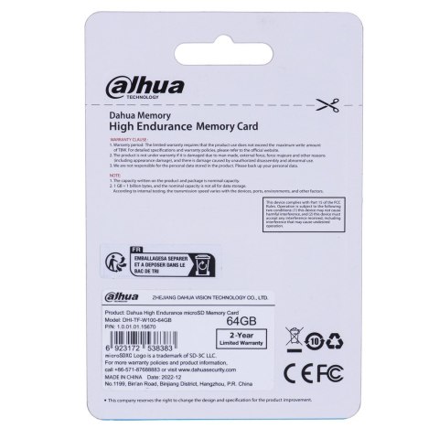 Karta pamięci microSD DAHUA TF-W100-64GB