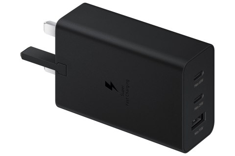 Ładowarka sieciowa SAMSUNG Trio EP-T6530 65W PD 1x USB-A, 2x USB-C (EP-T6530NBEGEU) Czarny