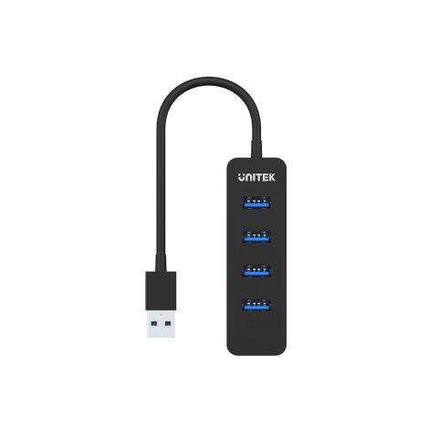 UNITEK uHUB Q4 USB 3.2 Gen 1 (3.1 Gen 1) Type-A 5000 Mbit/s Czarny UNITEK uHUB Q4 USB 3.2 Gen 1 (3.1 Gen 1) Type-A 5000 Mbit/s Czarny