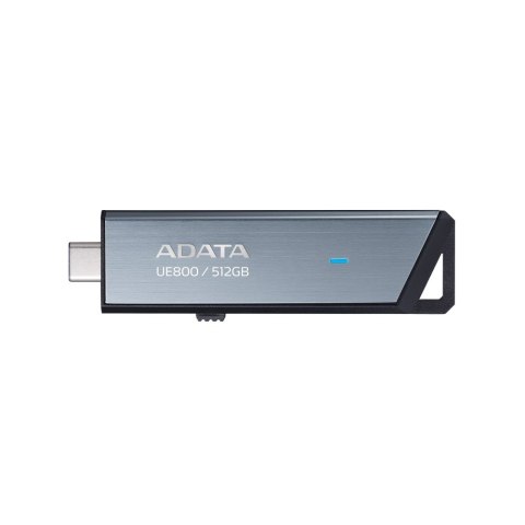 ADATA UE800 pamięć USB 512 GB USB Type-C 3.2 Gen 2 (3.1 Gen 2) Srebrny ADATA UE800 pamięć USB 512 GB USB Type-C 3.2 Gen 2 (3.1 Gen 2) Srebrny