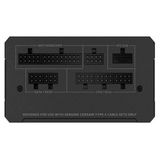 Corsair RMe Series RM1000e moduł zasilaczy 1000 W 24-pin ATX ATX Czarny