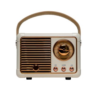 Głośnik retro BT Denver BTP-203W biały