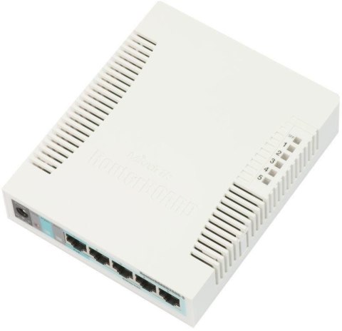 Mikrotik RB260GS Gigabit Ethernet (10/100/1000) Obsługa PoE Biały Mikrotik RB260GS Gigabit Ethernet (10/100/1000) Obsługa PoE Biały