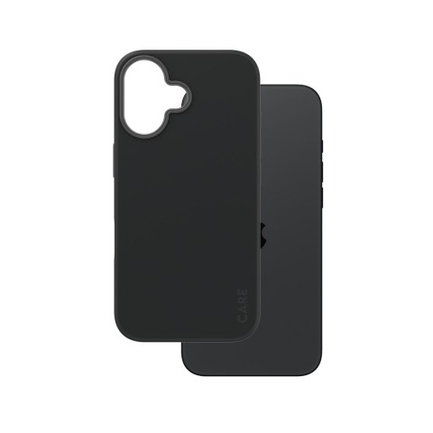 PanzerGlass CARE by ® Fashionable Case Black w. MagSafe iPhone 16 pokrowiec na telefon komórkowy Czarny