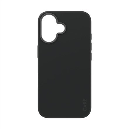 PanzerGlass CARE by ® Fashionable Case Black w. MagSafe iPhone 16 pokrowiec na telefon komórkowy Czarny
