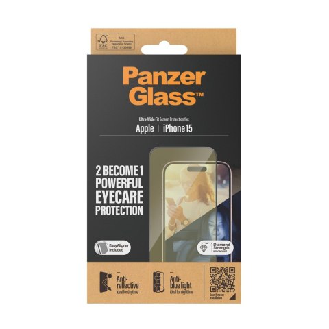PanzerGlass UWF Anti Reflective & Bluelight Przezroczysta ochrona ekranu Apple 1 szt. PanzerGlass UWF Anti Reflective & Bluelight Przezroczysta ochrona ekranu Apple 1 szt.