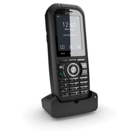 Snom M80 Słuchawka telefoniczna DECT Nazwa i identyfikacja dzwoniącego Czarny