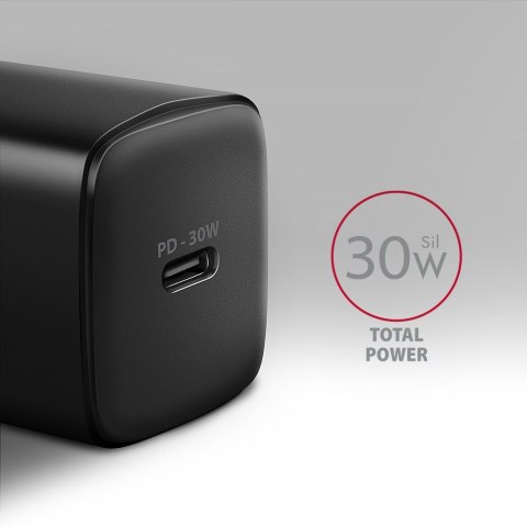 Axagon ACU-PD30 kroviklis jungiama tinkl PD 30W, 1x port USB-C, PD3.0/QC3.0/AFC/FCP/Apple Juoda Telefon komórkowy, Smartfon, Sma Axagon ACU-PD30 kroviklis jungiama tinkl PD 30W, 1x port USB-C, PD3.0/QC3.0/AFC/FCP/Apple Juoda Telefon komórkowy, Smartfon, Sma