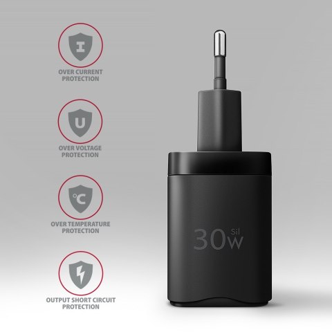 Axagon ACU-PD30 kroviklis jungiama tinkl PD 30W, 1x port USB-C, PD3.0/QC3.0/AFC/FCP/Apple Juoda Telefon komórkowy, Smartfon, Sma Axagon ACU-PD30 kroviklis jungiama tinkl PD 30W, 1x port USB-C, PD3.0/QC3.0/AFC/FCP/Apple Juoda Telefon komórkowy, Smartfon, Sma