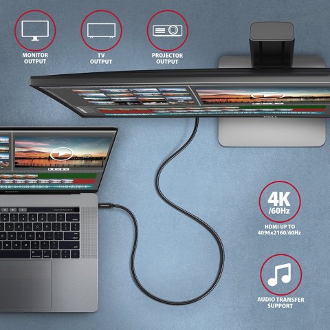 Axagon BUCM32-CM15AB kabel USB USB 3.2 Gen 2x2 1,5 m USB C Czarny Axagon BUCM32-CM15AB kabel USB USB 3.2 Gen 2x2 1,5 m USB C Czarny