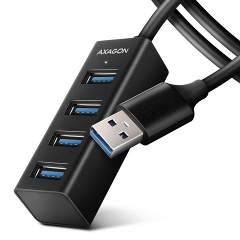 Axagon HUE-M1AL huby i koncentratory USB 3.2 Gen 1 (3.1 Gen 1) Type-A 5000 Mbit/s Czarny Axagon HUE-M1AL huby i koncentratory USB 3.2 Gen 1 (3.1 Gen 1) Type-A 5000 Mbit/s Czarny