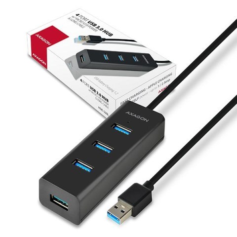 Axagon HUE-S2BL huby i koncentratory USB 3.2 Gen 1 (3.1 Gen 1) Type-A 5000 Mbit/s Czarny Axagon HUE-S2BL huby i koncentratory USB 3.2 Gen 1 (3.1 Gen 1) Type-A 5000 Mbit/s Czarny