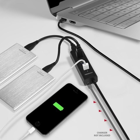 Axagon HUE-S2BL huby i koncentratory USB 3.2 Gen 1 (3.1 Gen 1) Type-A 5000 Mbit/s Czarny Axagon HUE-S2BL huby i koncentratory USB 3.2 Gen 1 (3.1 Gen 1) Type-A 5000 Mbit/s Czarny