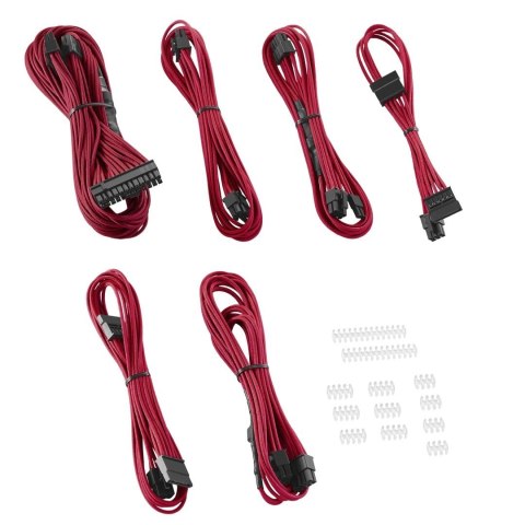 CableMod C-Series Rmi, zestaw RMx ModFlex Essentials - czerwony CableMod C-Series Rmi, zestaw RMx ModFlex Essentials - czerwony